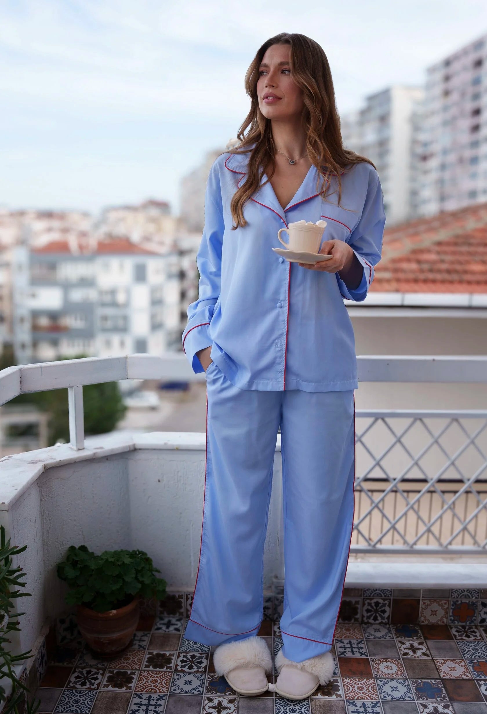 Pajamas "Morning in Alacati"